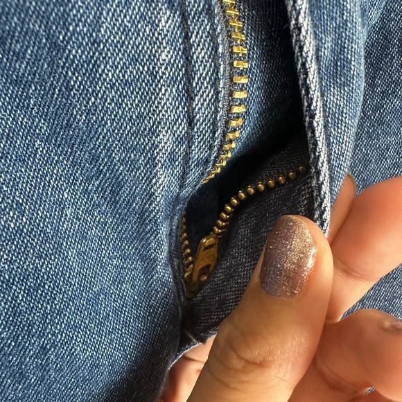 Public Record Skinny Fit Jeans Big Boy 14‎ XL Ripped Blue Medium Wash - Picture 6 of 10